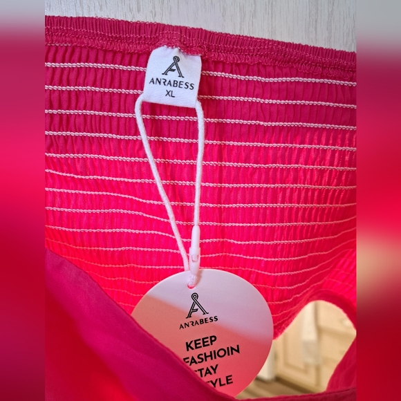 ANRABESS Hot pink Size XL Women's Dress - Picture 5 of 6